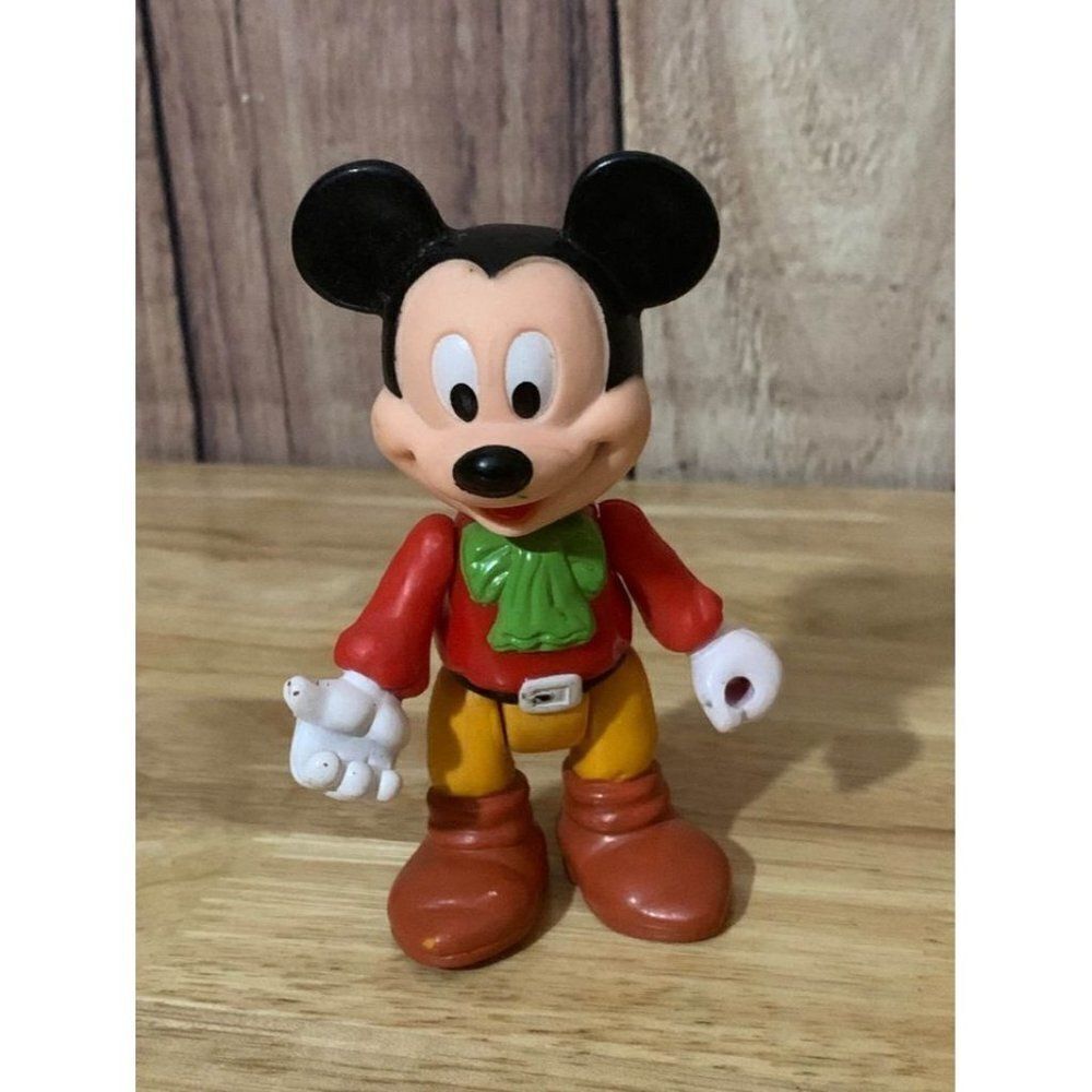Vintage Arco Disney Pirate Mickey Mouse 4.75"